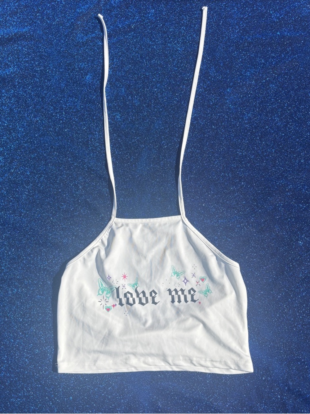 ROMWE White Halter Top